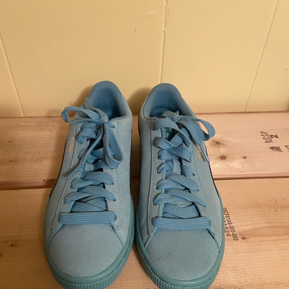 Puma Blue Sneakers Classic Design Low-Top